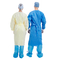 50g de blauwe Beschikbare het Ziekenhuis Chirurgische Toga's, Niveau 2 Gele SMMS maken Isolatie Chirurgische Toga waterdicht