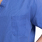 Het polyesterziekenhuis schrobt de Koker Katoenen van Kostuumuniformen Korte Pleegarts